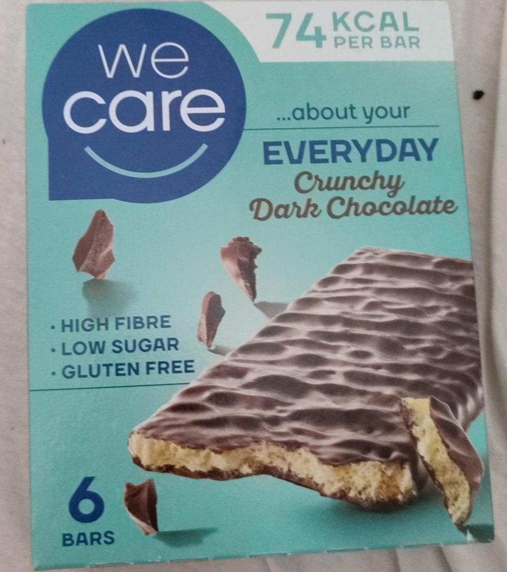 Fotografie - Everyday crunchy Dark chocolate We care