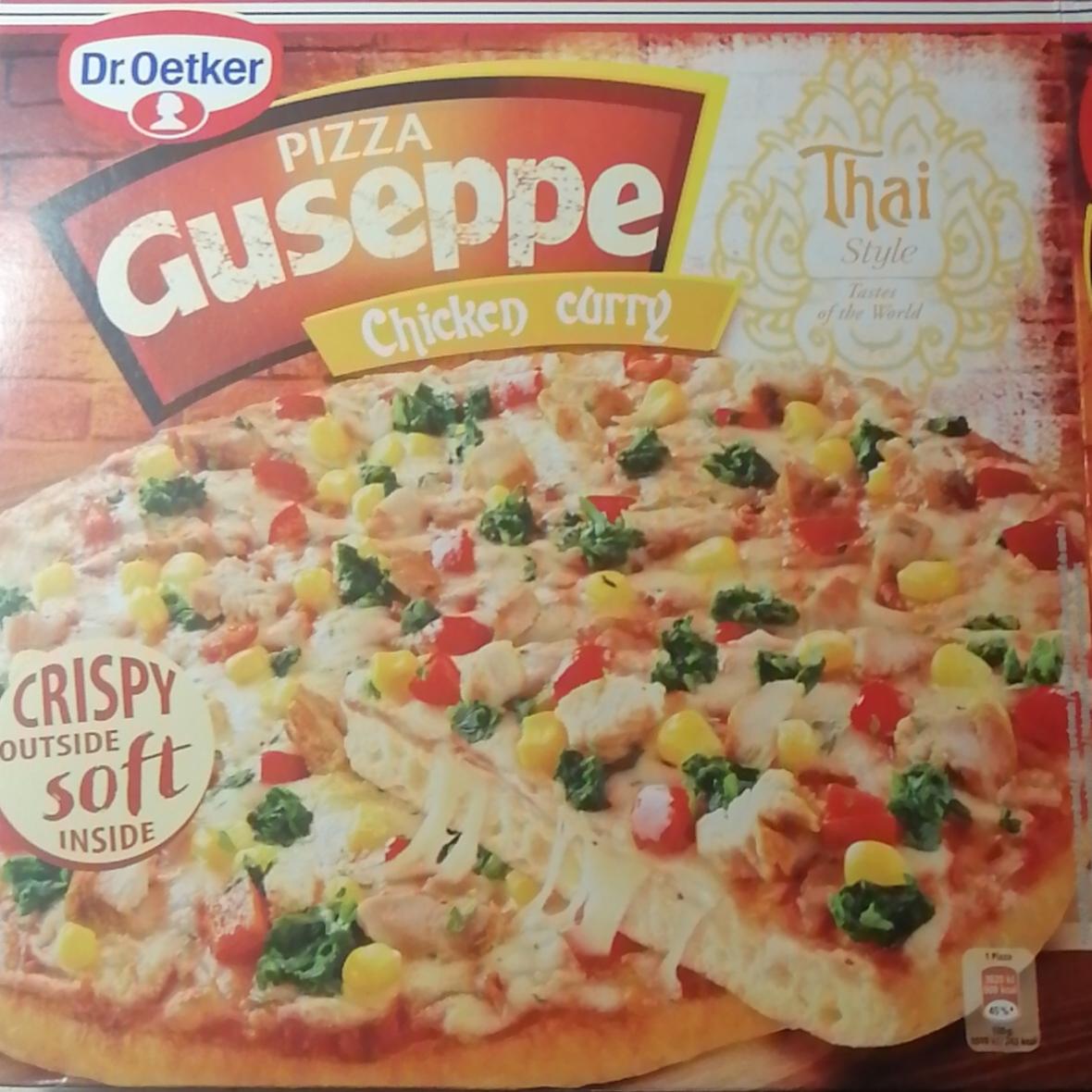 Fotografie - Guseppe pizza Chicken curry Dr.Oetker