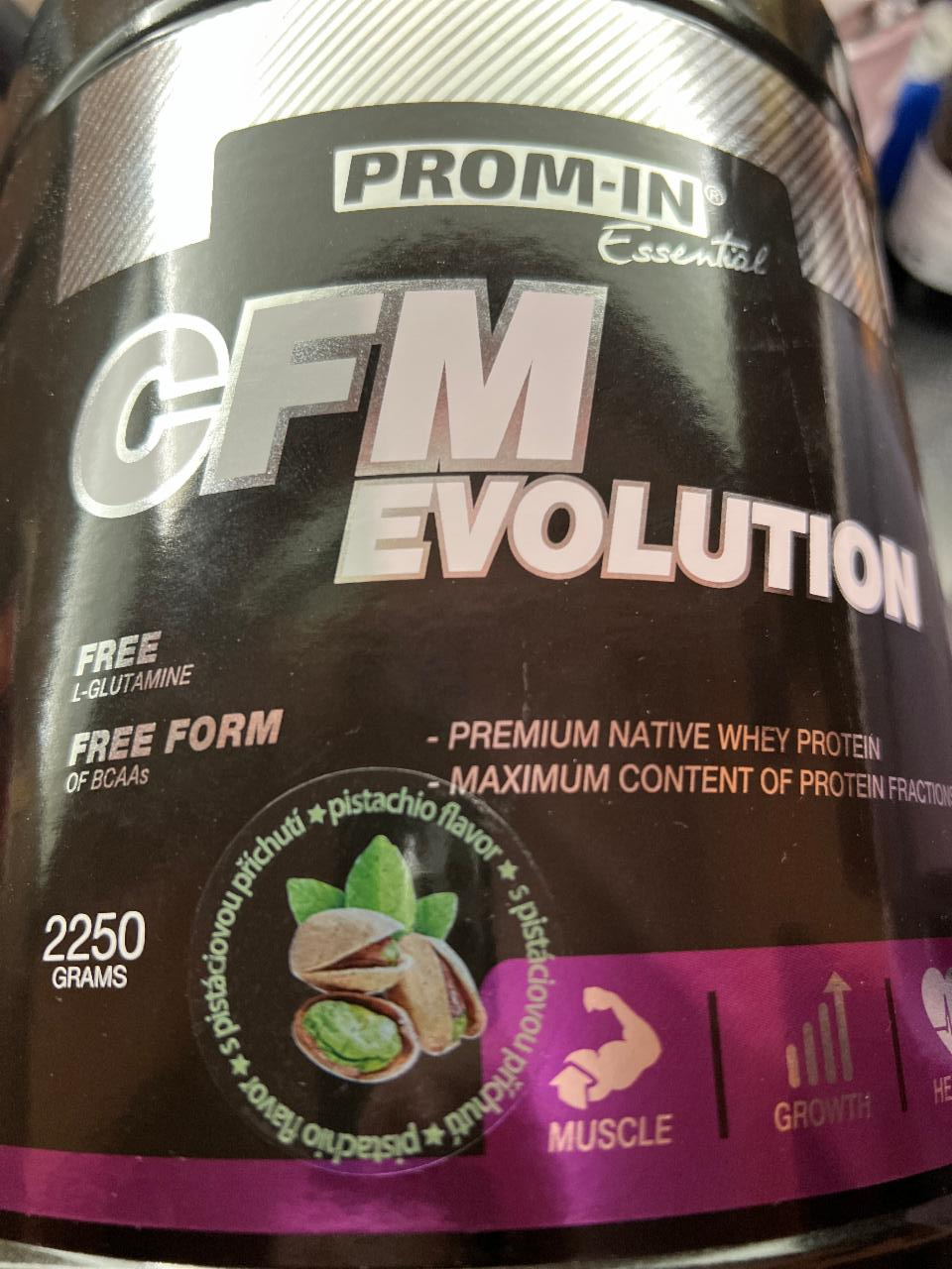 Fotografie - Essential Pure CFM 80 proteín pistácie Prom-in