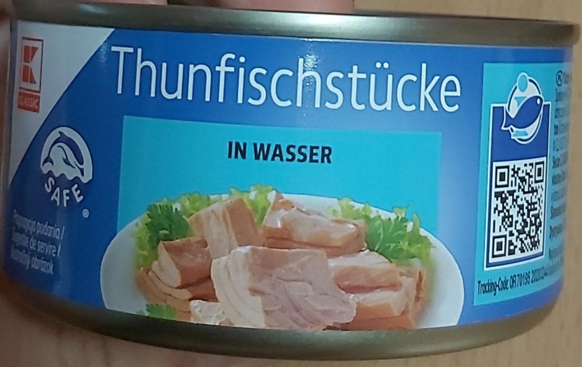Fotografie - Thunfischstücke in wasser K-Classic