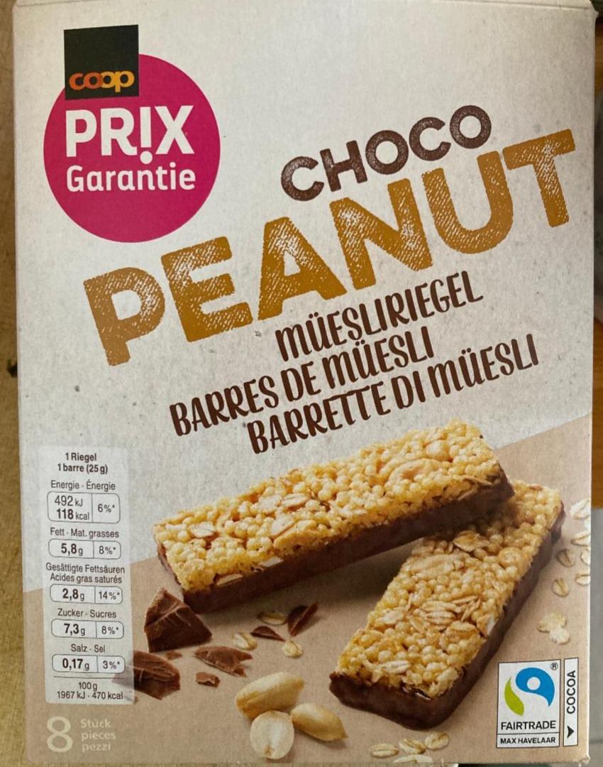 Fotografie - Müesliriegel Choco Peanut Coop Prix Garantie