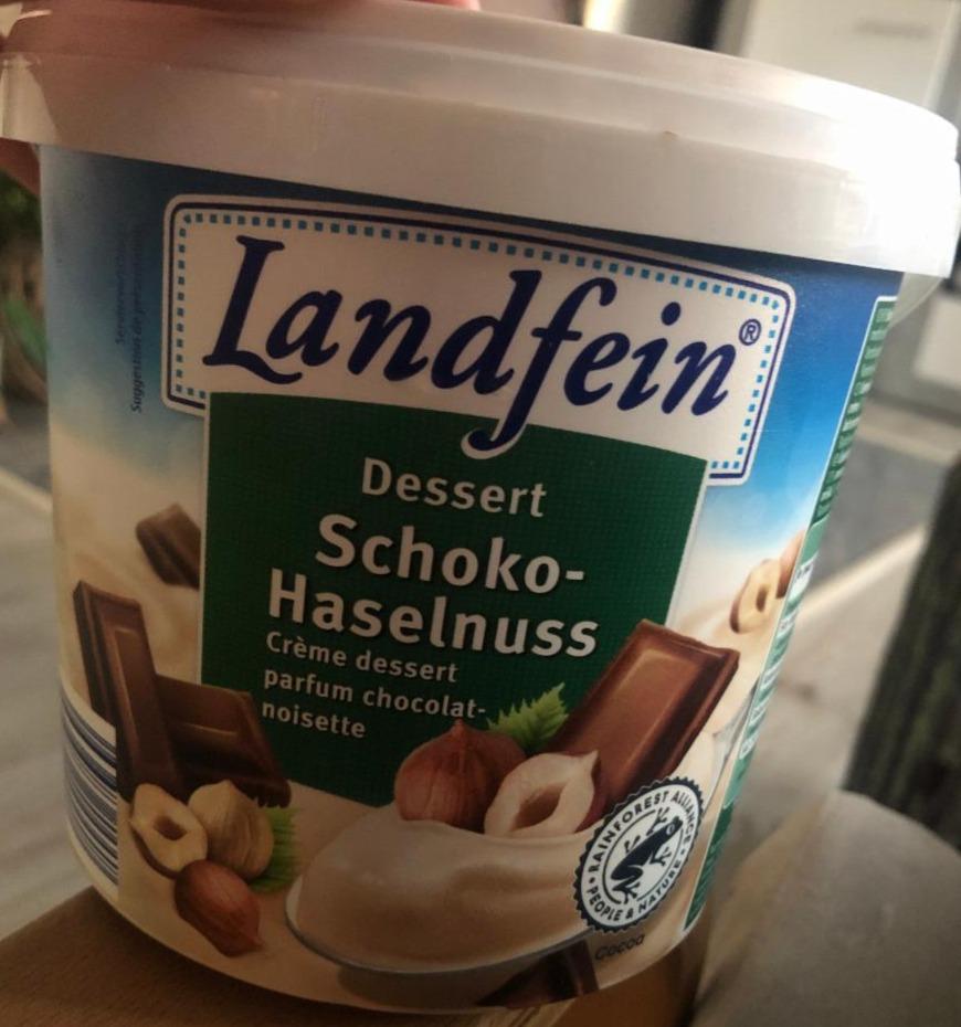 Fotografie - Dessert Schoko Haselnuss Landfein