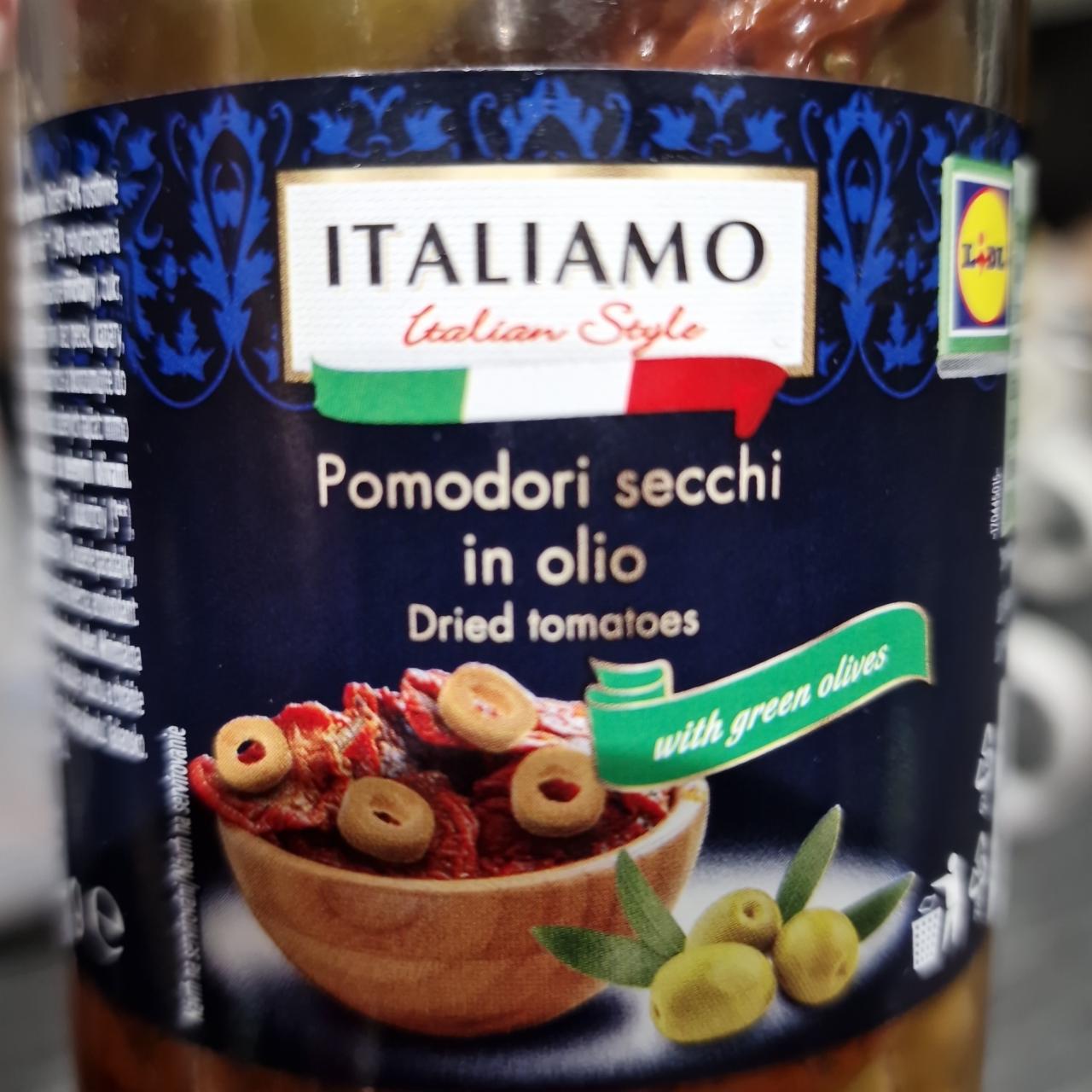 Fotografie - Pomodori secchi in olio with green olives Italiamo