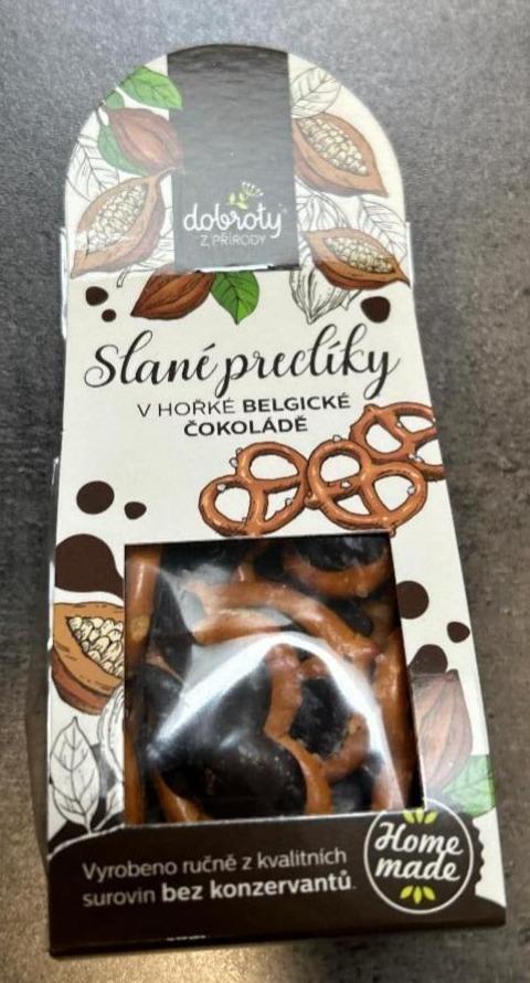 Fotografie - Slané precliky v hořké belgické čokoládě Dobroty z přírody
