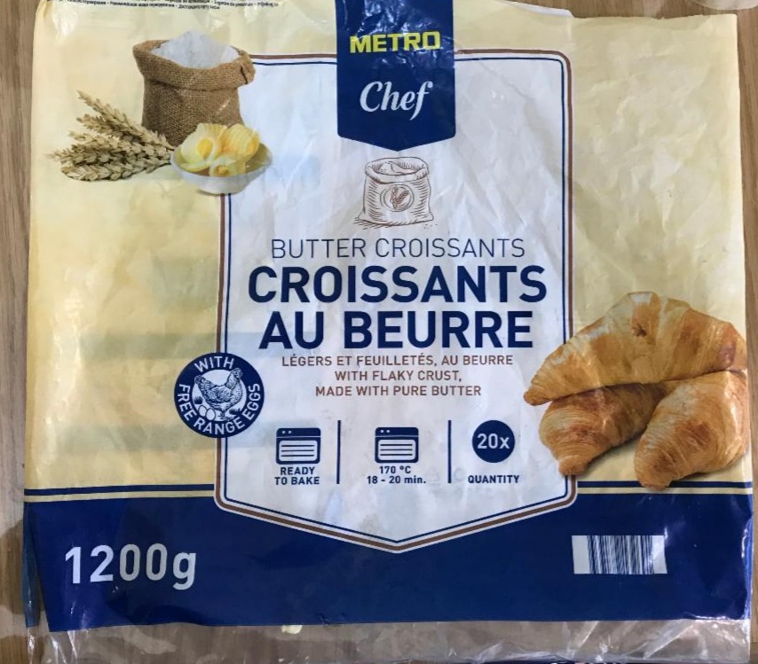 Fotografie - metro maslovy croissant 60g