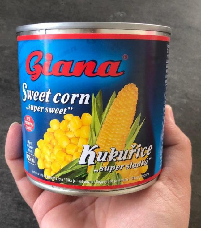 Fotografie - Sweet corn 'super sweet' Kukuřice 'super sladká' Giana
