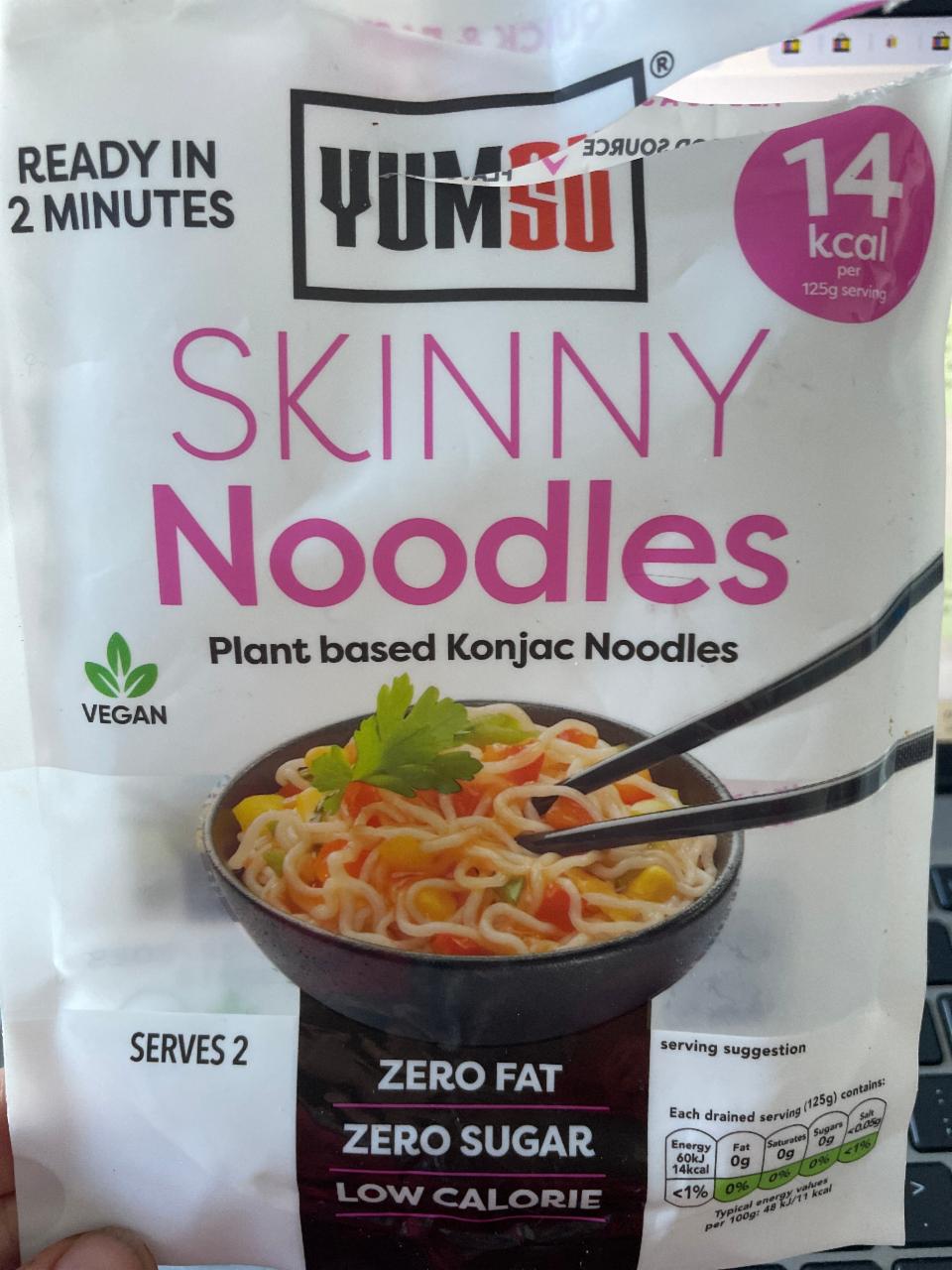 Fotografie - Yumsu skinny noodles plant based konjac noodles