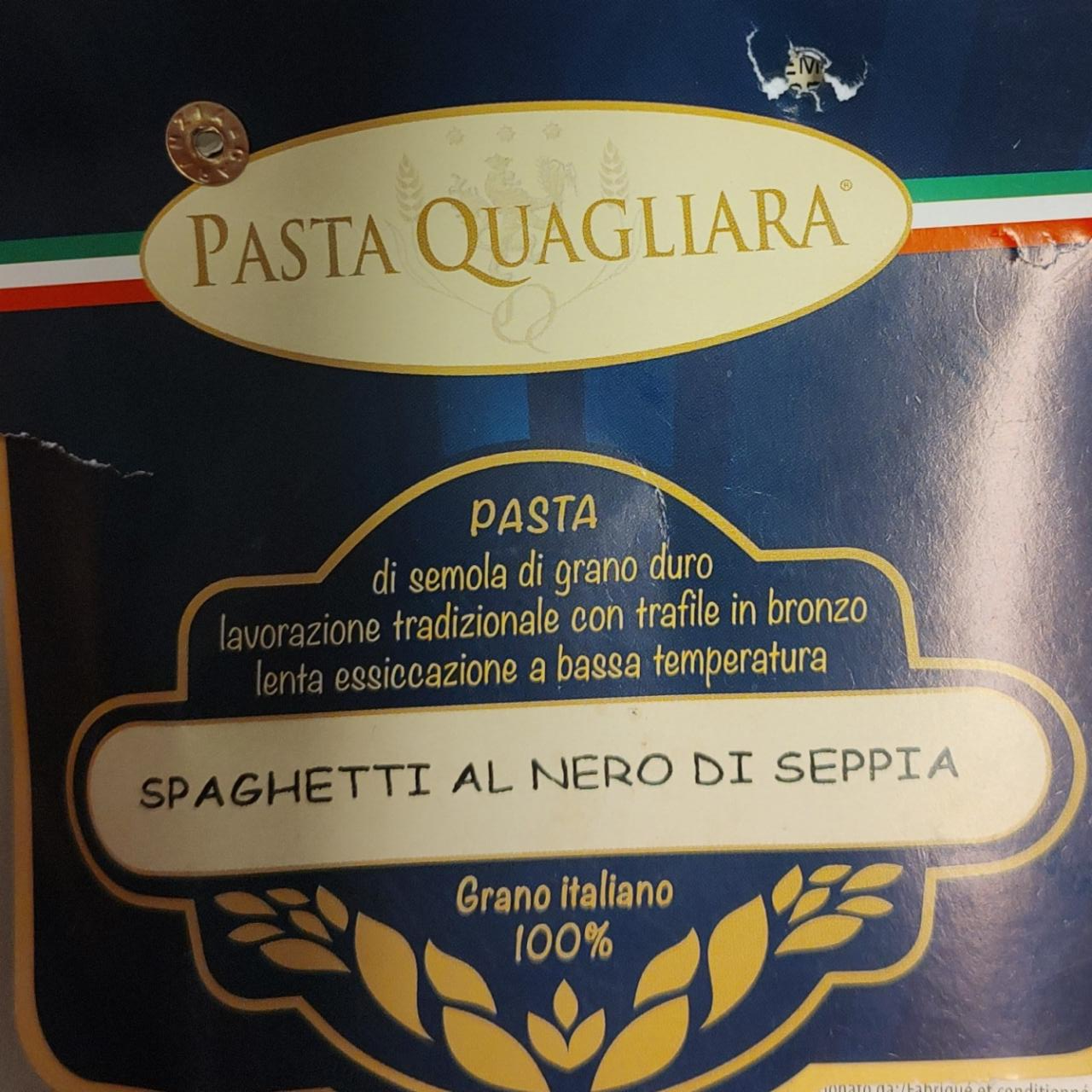 Fotografie - Spaghetti al nero di seppia Pasta Quagliara