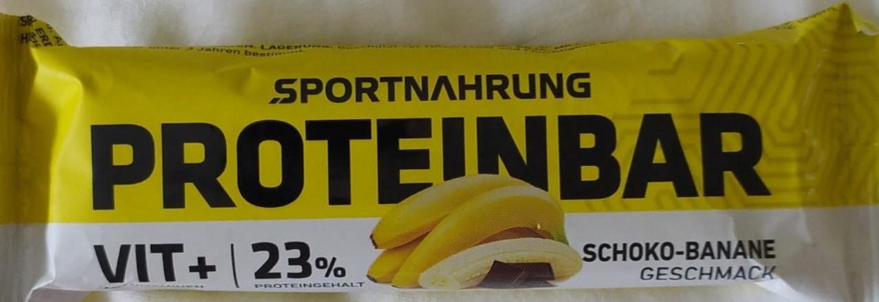 Fotografie - Proteinbar Schoko-Banane Geschmack Sportnahrung.de