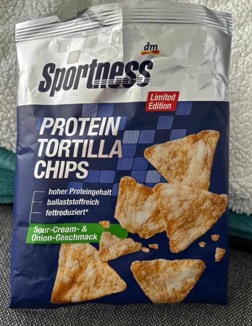 Fotografie - Protein Tortilla Chips Sour-Cream & Onion Geschmack Sportness