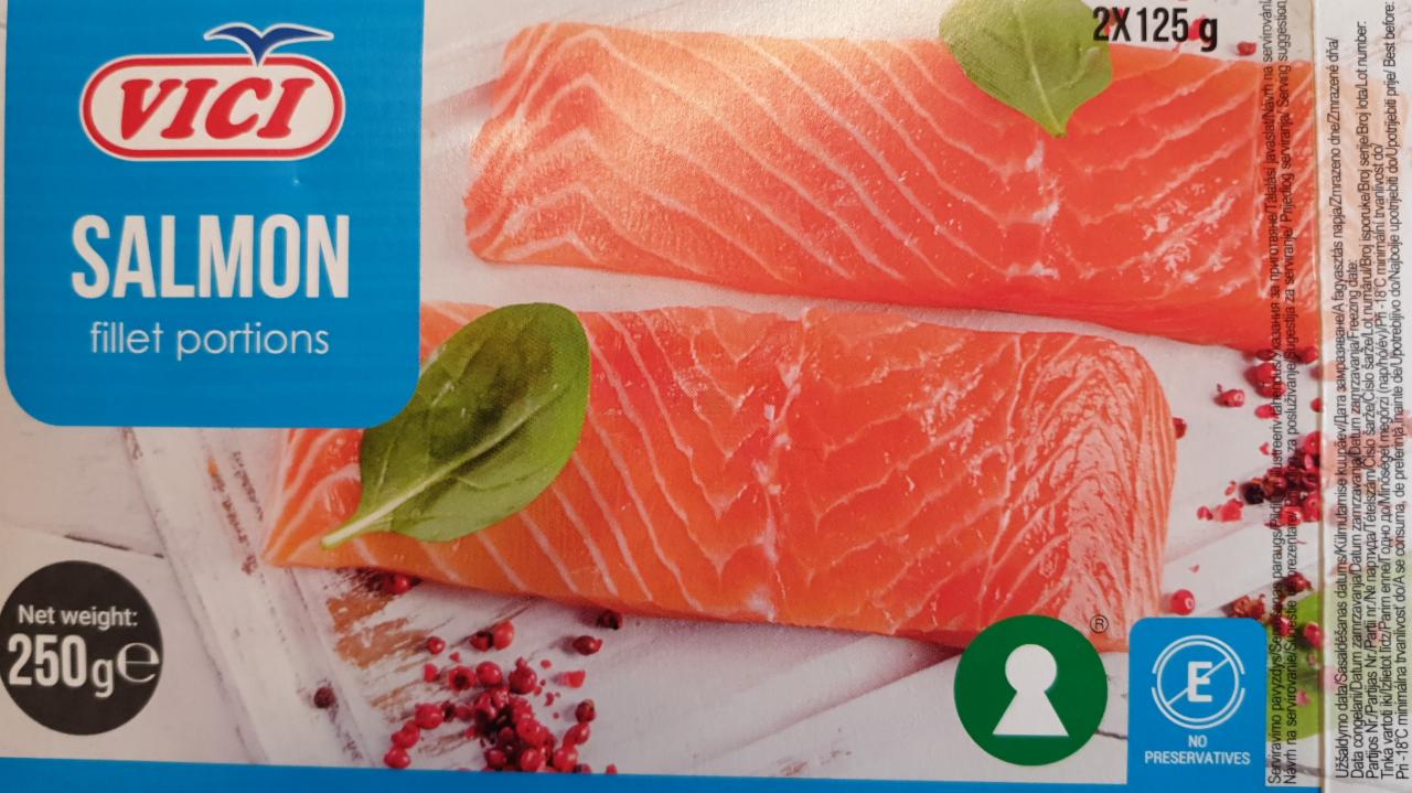 Fotografie - Salmon fillet portions Vici