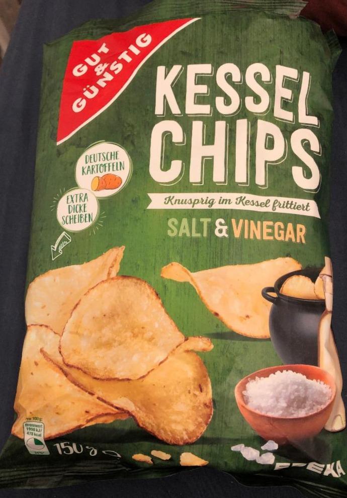 Fotografie - Kessel chips Salt & vinegar