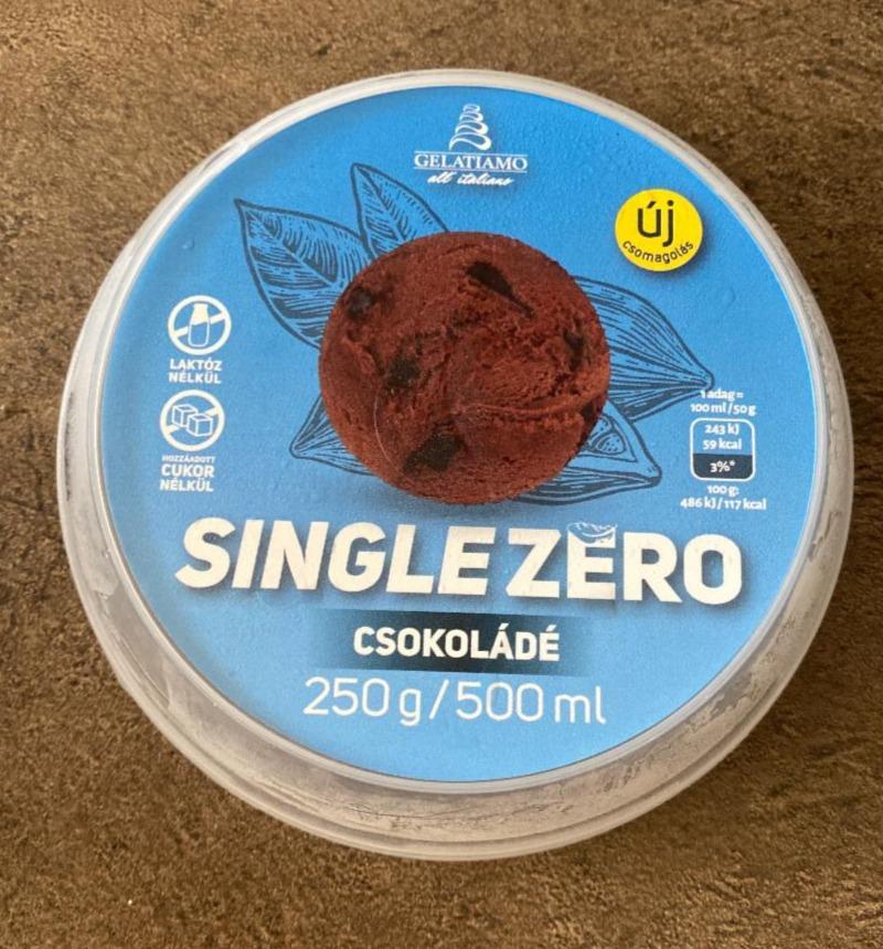 Fotografie - Single zero csokoládés jégkrem Gelatiamo