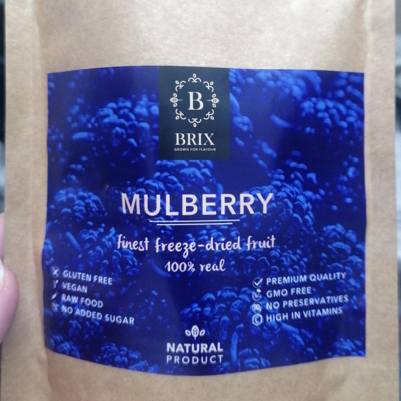 Fotografie - Mulberry finest freeze-dried fruit Brix