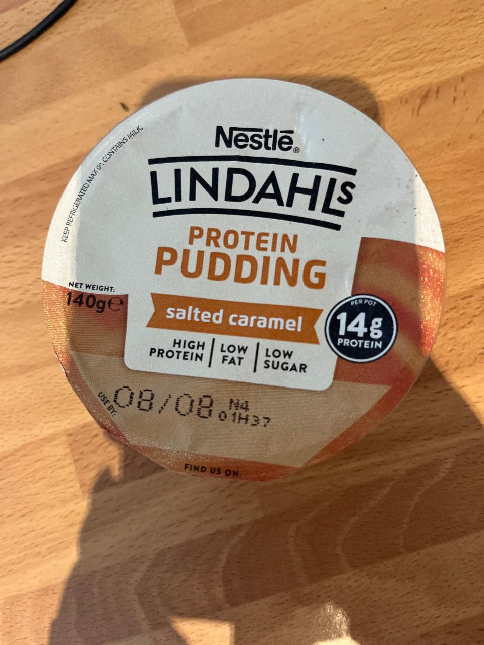 Fotografie - Lindahls protein pudding salted caramel