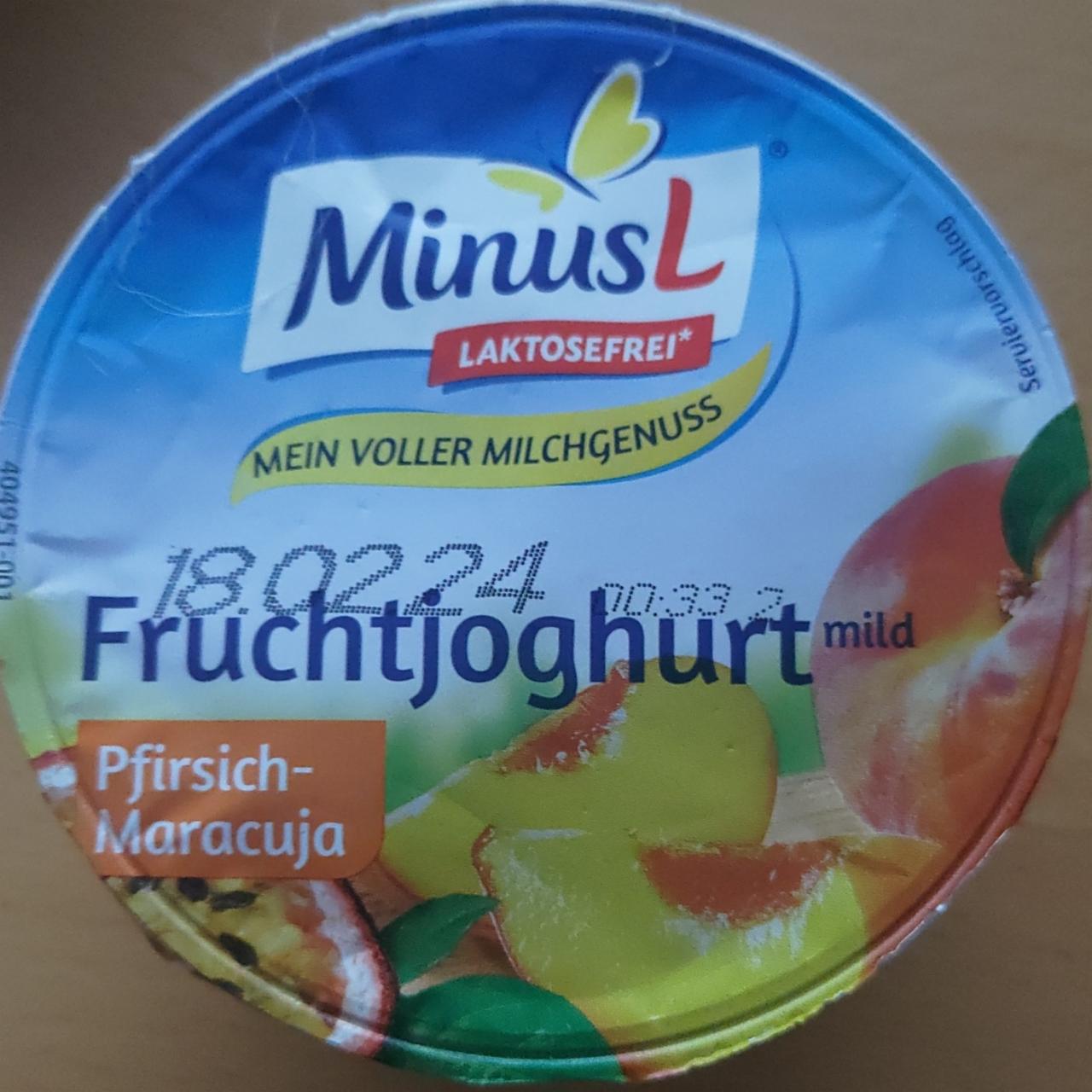 Fotografie - Fruchtjoghurt Pfirsich-Maracuja MinusL