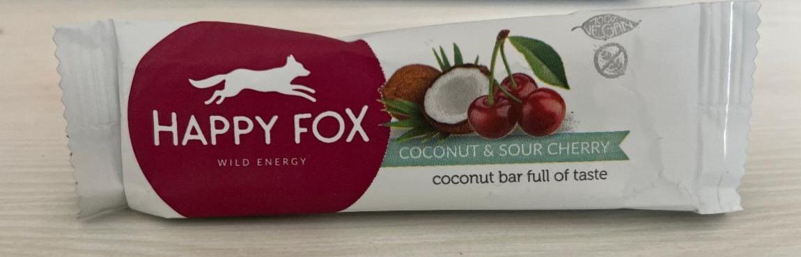Fotografie - Coconut bar Coconut & Sour cherry Happy Fox