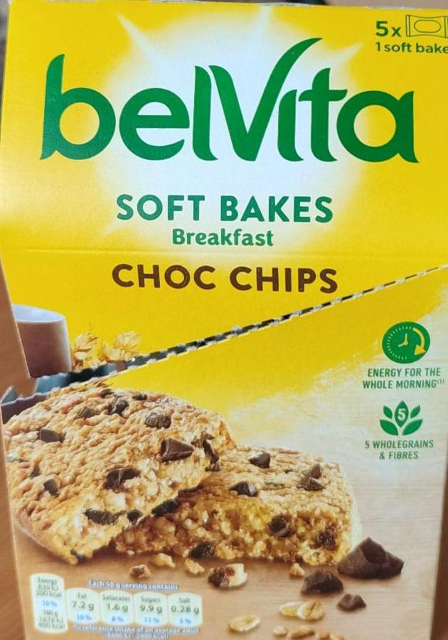 Fotografie - Soft bakes breakfast choc chips BelVita