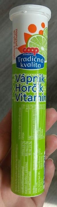Fotografie - Vápnik Horčík Vitamín C šumivé tablety Coop