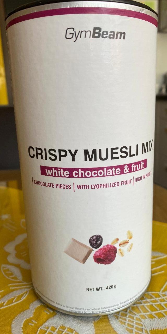Fotografie - CRISPY MUESLI MIX - WHITE CHOCOLATE & FRUIT