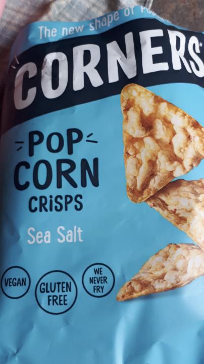 Fotografie - Corners pop corn crisps sea salt