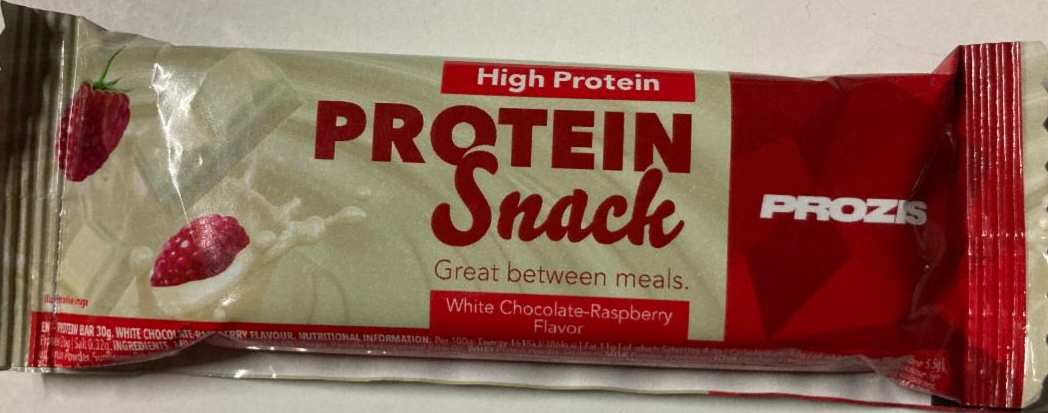 Fotografie - Prozis protein snack White Chocolate & Raspberry