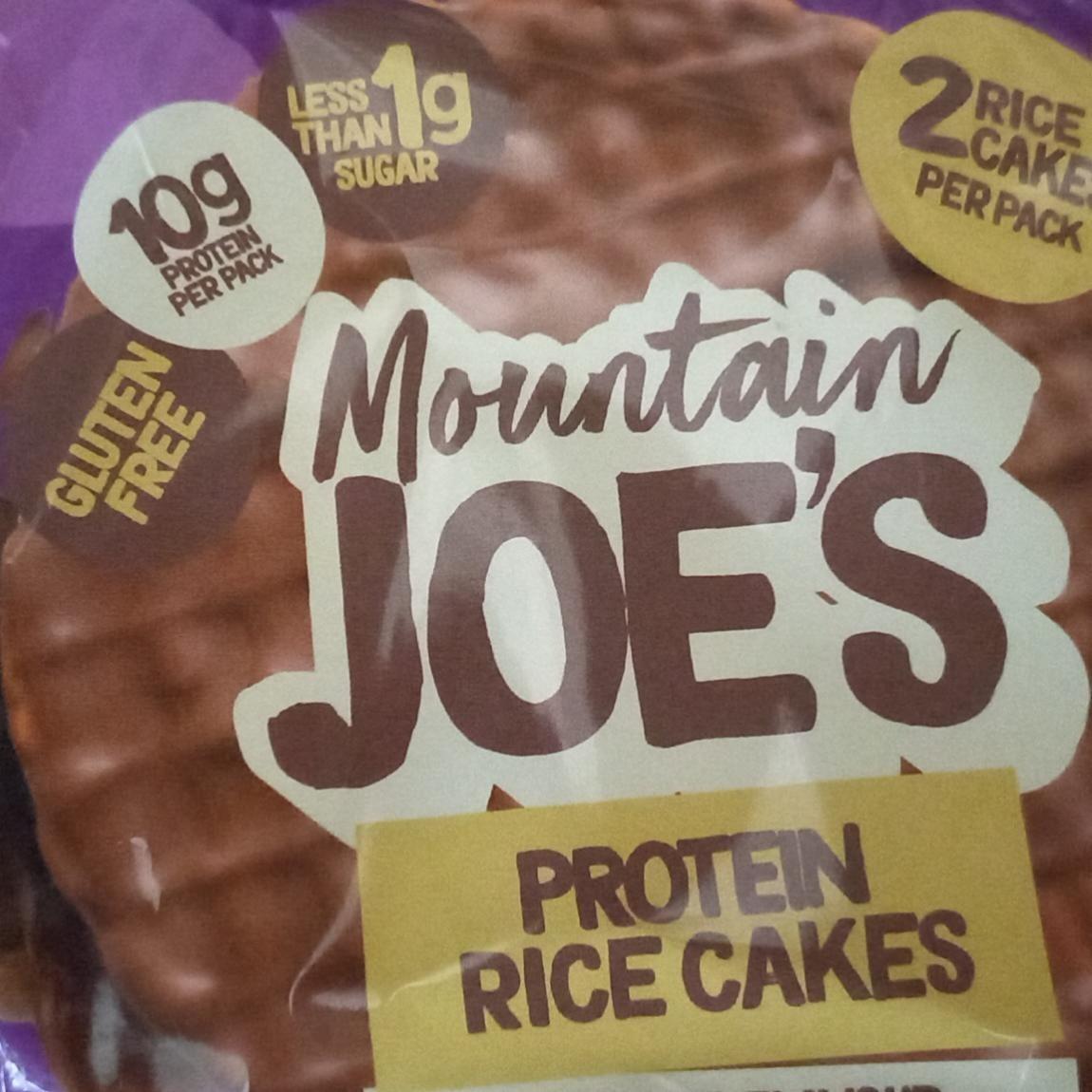 Fotografie - Protein Rice Cakes Chocolate flavour Mountain Joe's