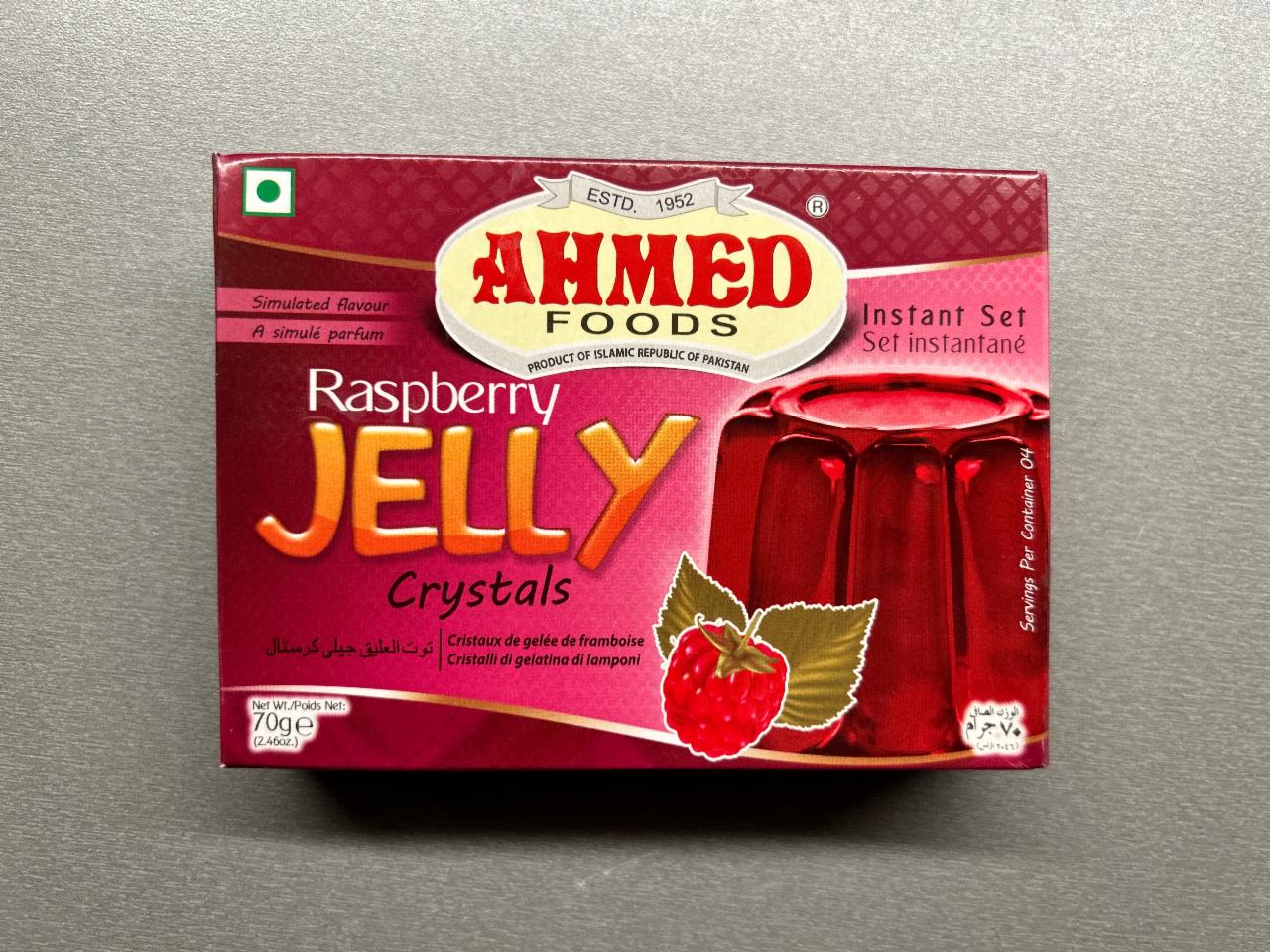 Fotografie - Raspberry Jelly crystals Ahmed food