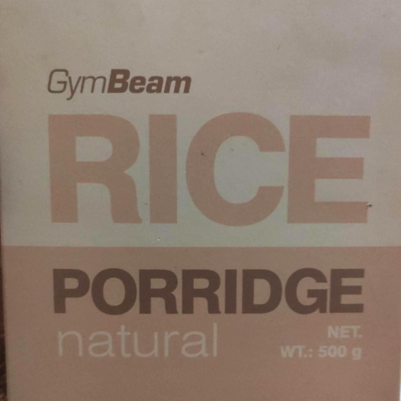 Fotografie - Rice Porridge Natural GymBeam