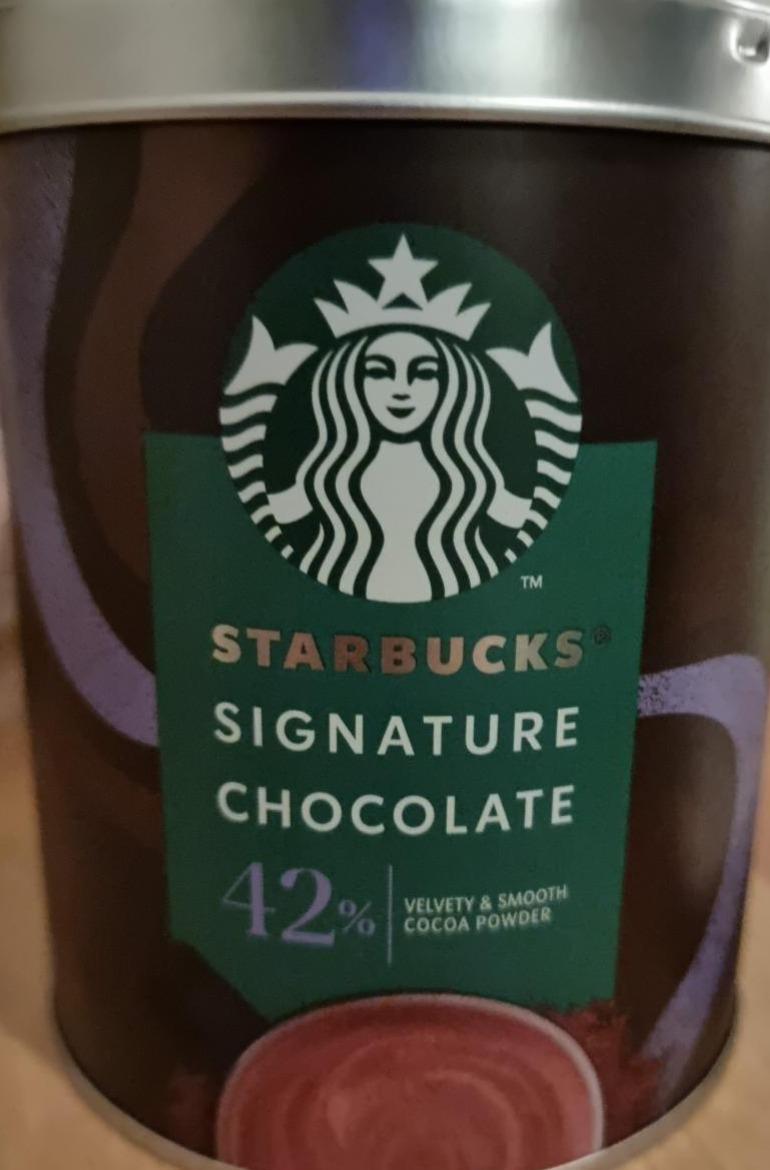 Fotografie - Signature chocolate 42% Starbucks