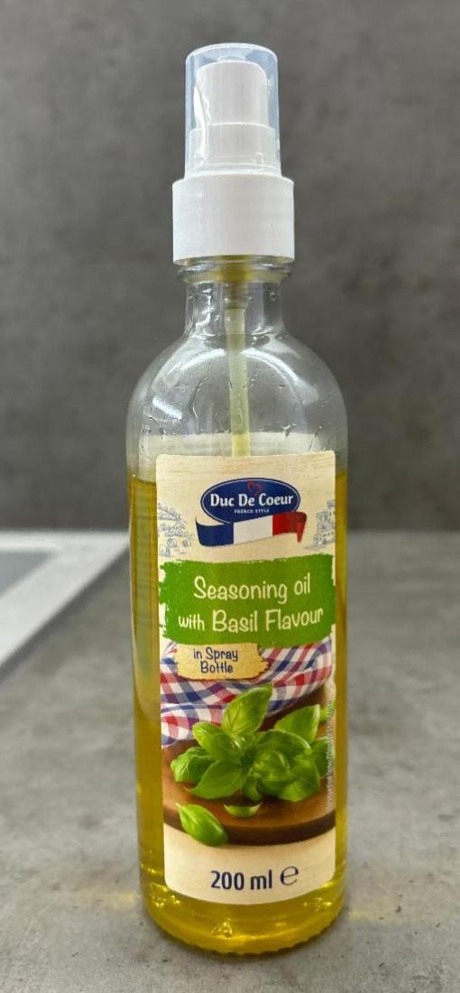 Fotografie - Seasoning oil with Basil flavour Duc De Coeur
