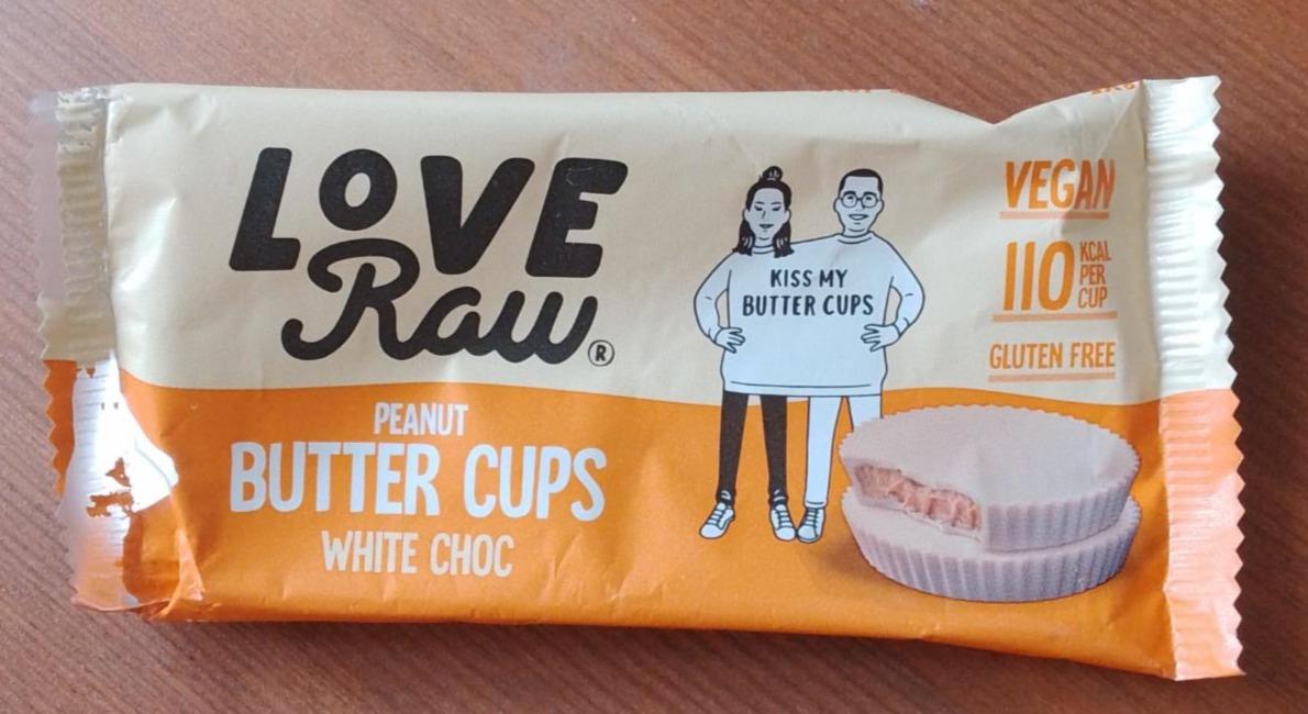 Fotografie - Peanut Butter Cups White Choc Love Raw