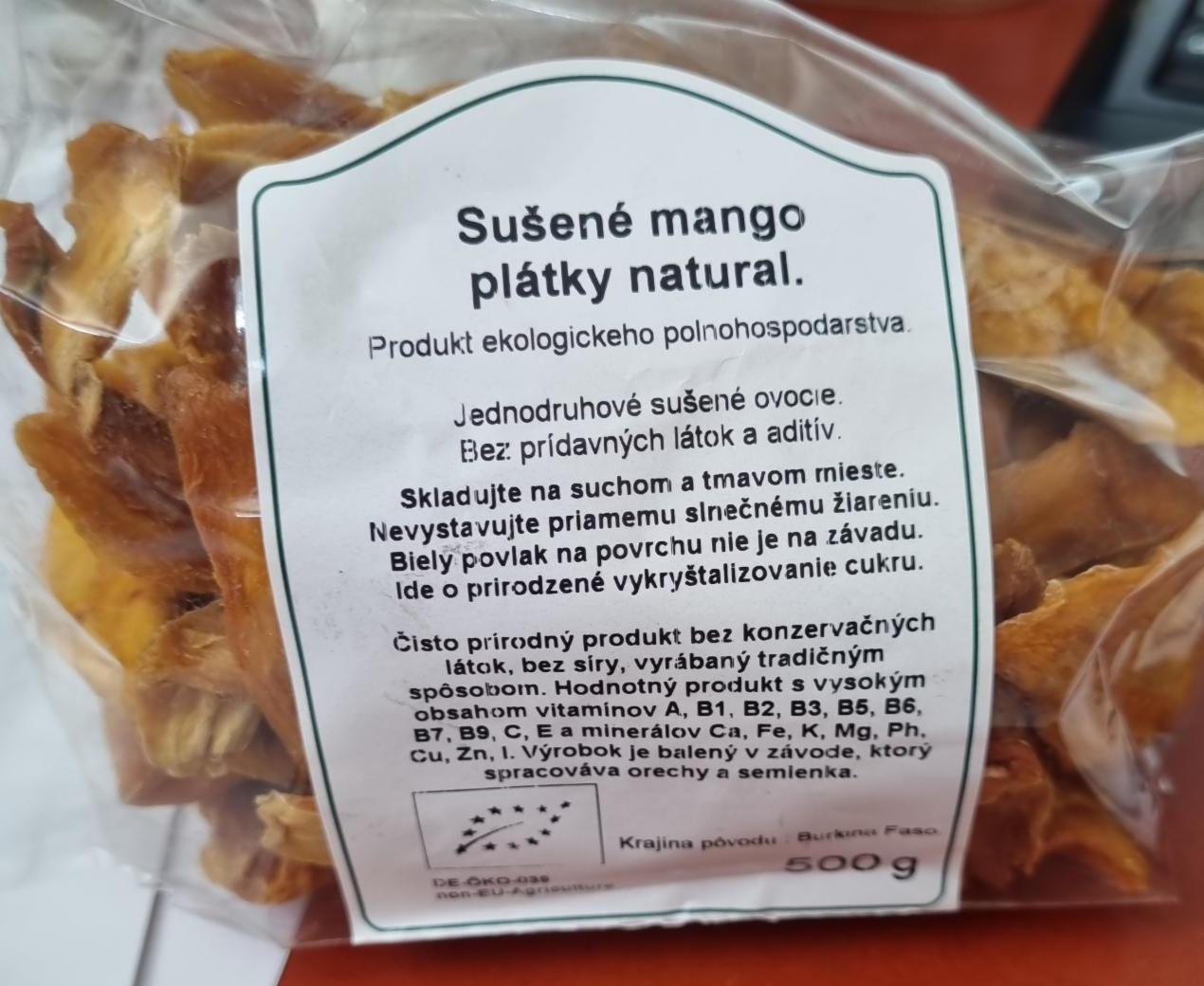 Fotografie - Sušené mango plátky natural Nutrivital