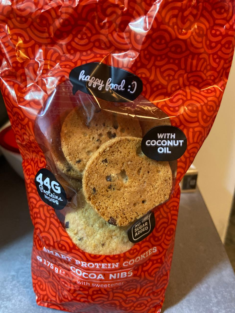 Fotografie - Smart protein cookies cocoa nibs