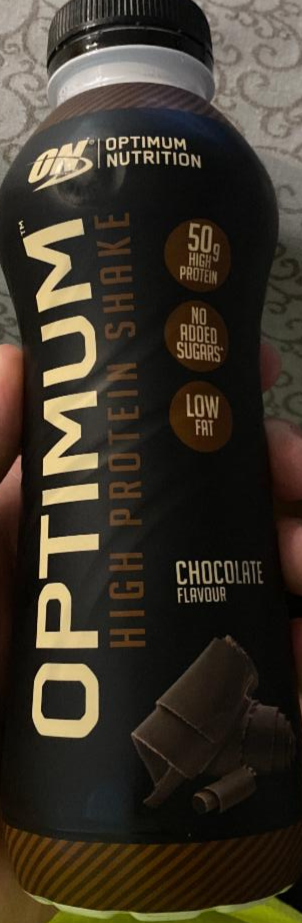 Fotografie - Optimum high protein shake chocolate 50 g protein