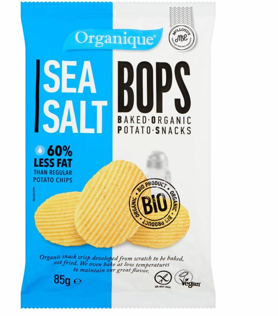 Fotografie - Sea salt chips 60% less fat Organique