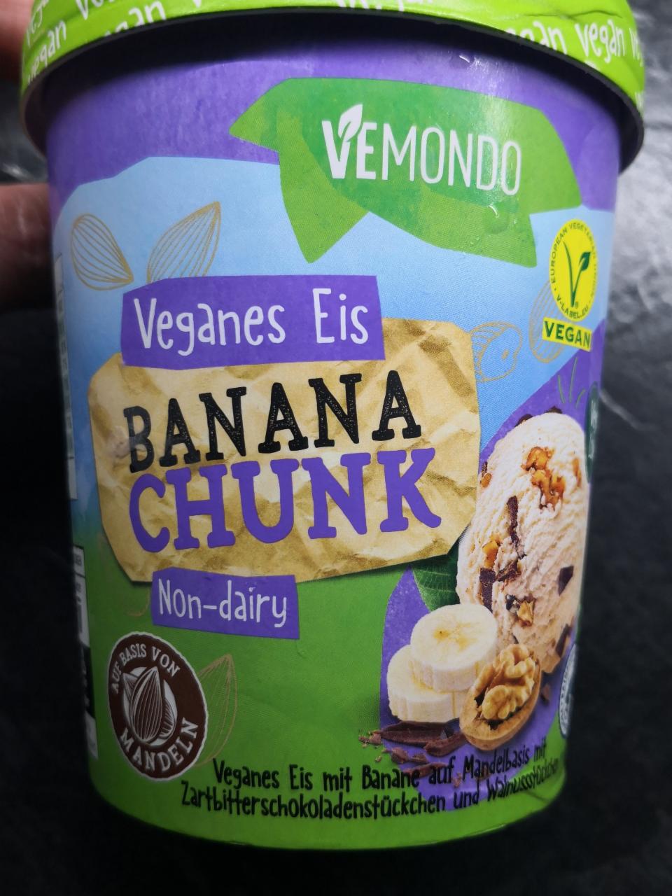 Fotografie - Banana Chunk Veganes Eis Vemondo