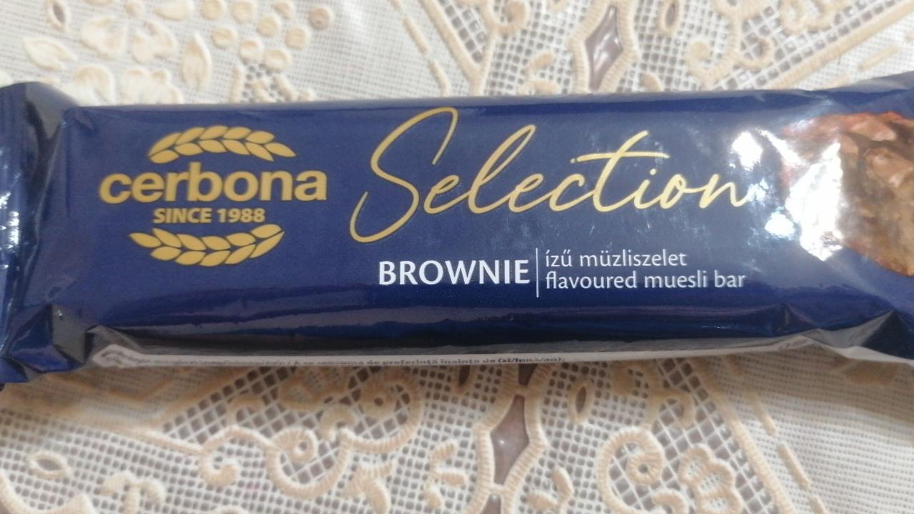 Fotografie - Cerbona Selection Brownie flavoured muesli bar