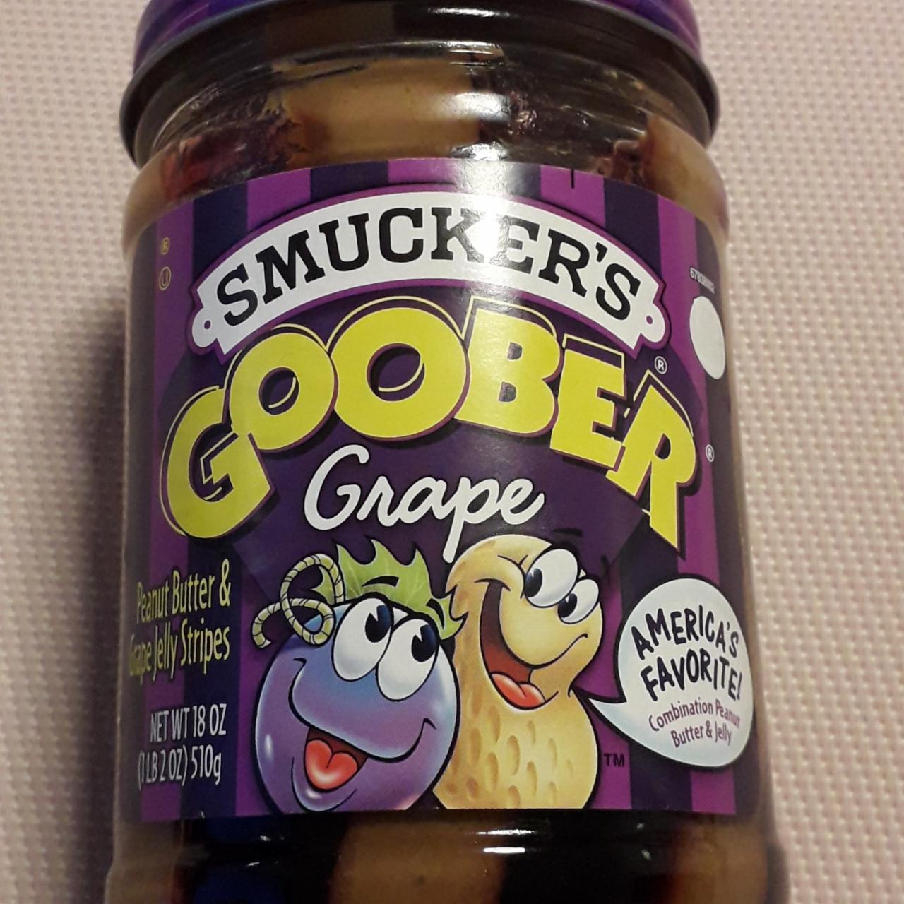Fotografie - Goober Grape Peanut Butter & Grape jelly stripes Smucker's
