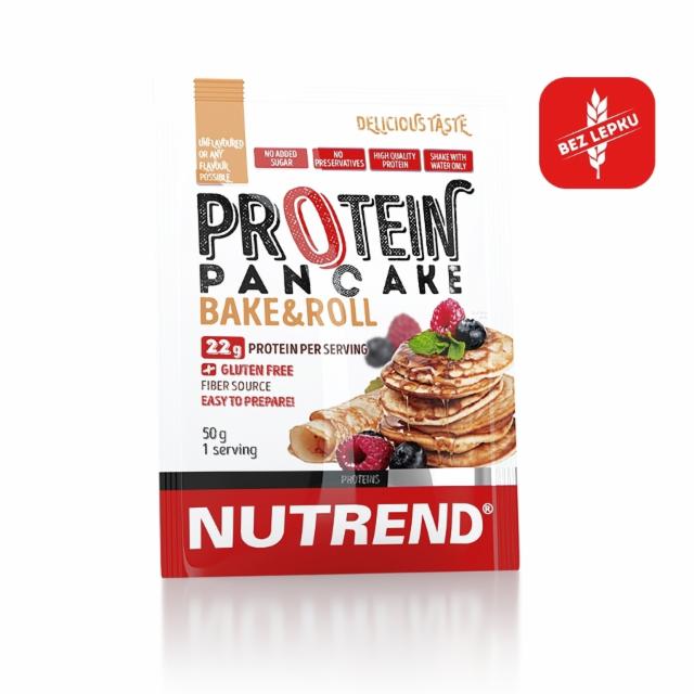 Fotografie - Protein Pancake Bake & Roll unflavoured Nutrend