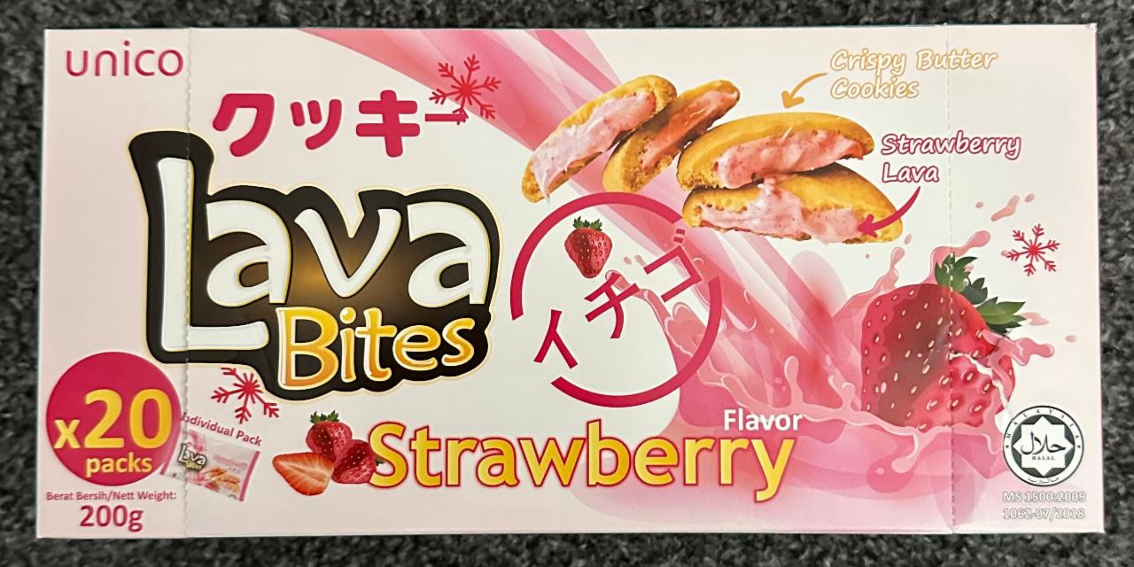Fotografie - Lava Bites Strawberry Unico