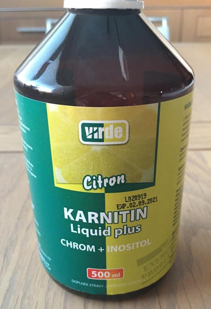 Fotografie - Virde Karnitin Liquid plus Citron