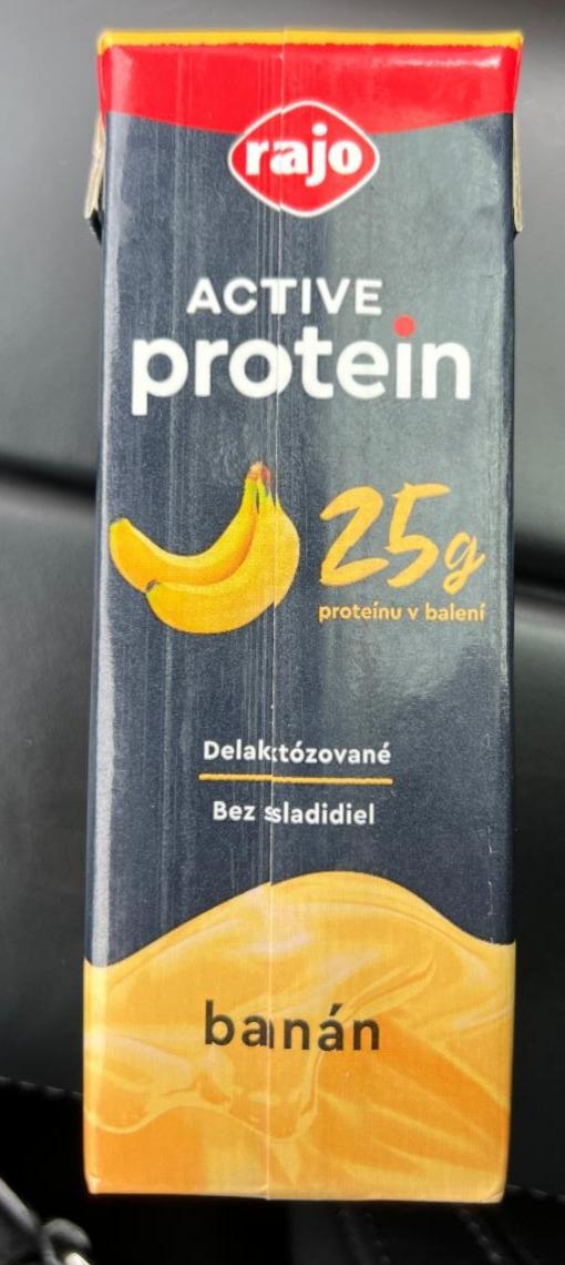 Fotografie - Active protein 25g Delaktózované banán Rajo