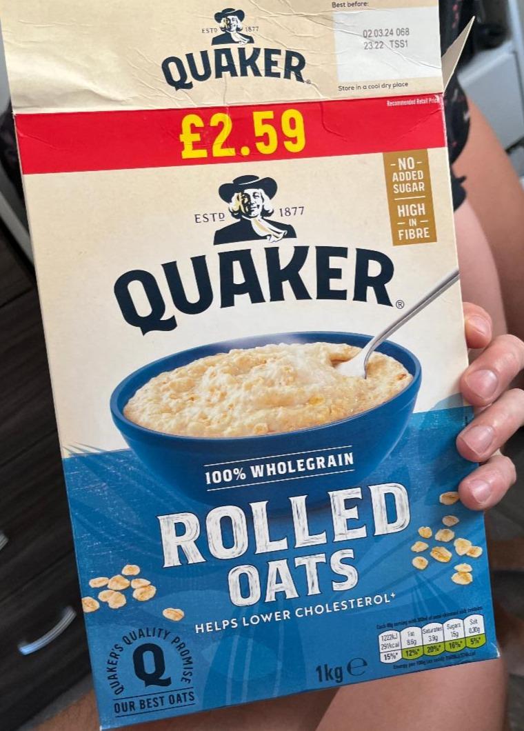 Fotografie - Rolled oats Quaker