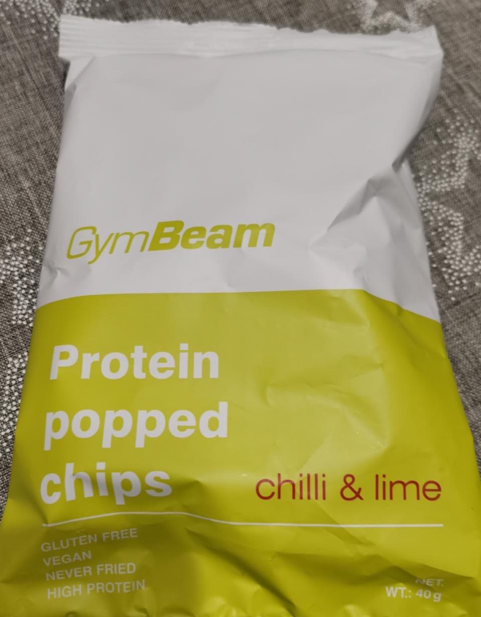 Fotografie - Protein popped chips chilli & lime GymBeam