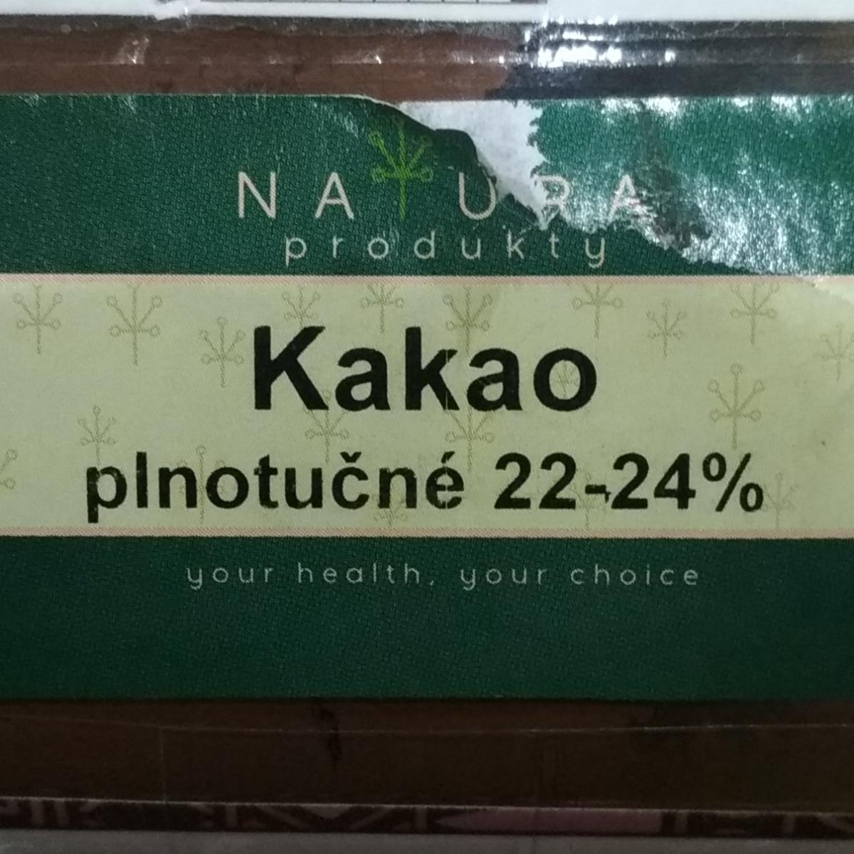 Fotografie - Kakao plnotučné 22-24% Natura