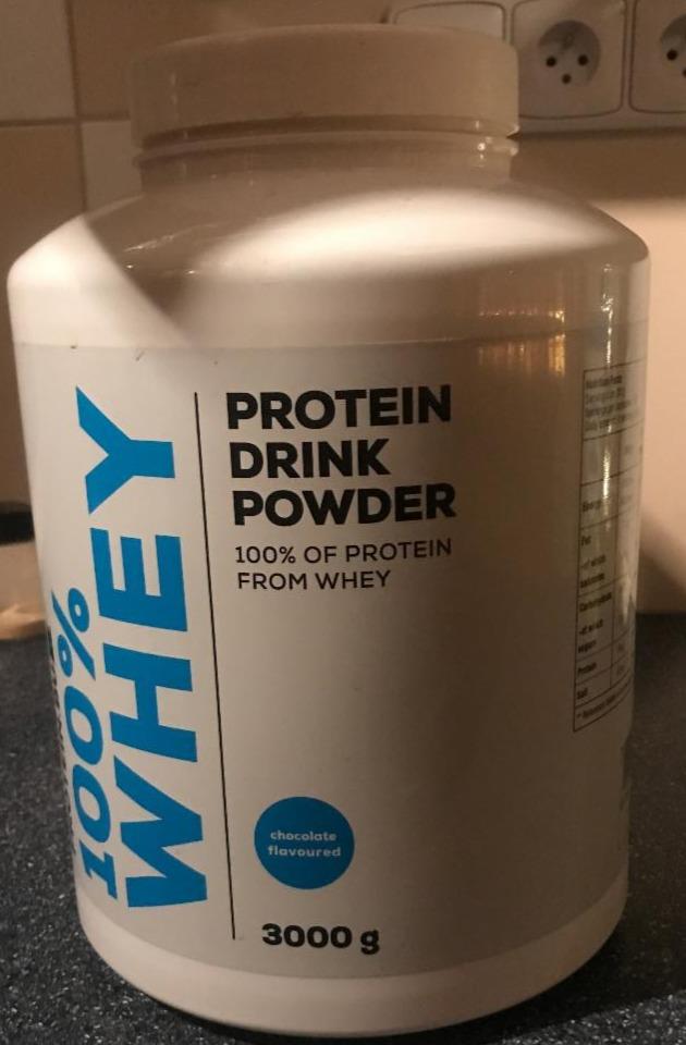 Fotografie - 100% whey protein drink powder Chocolate