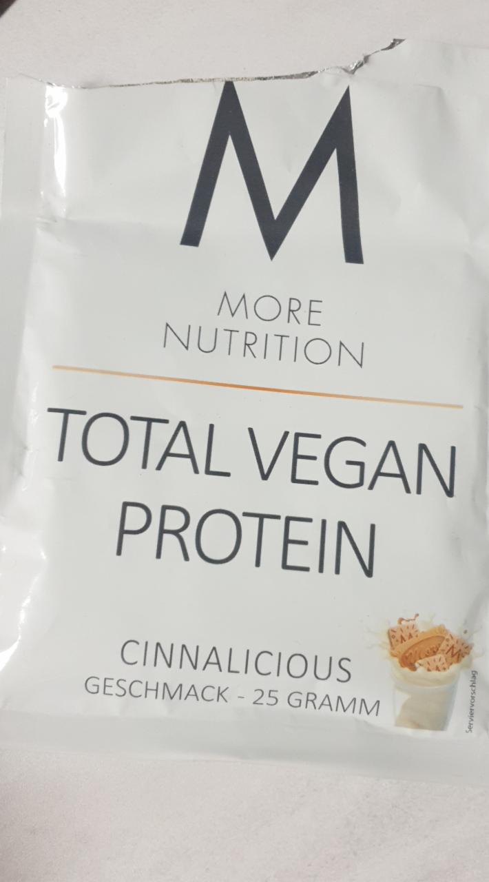 Fotografie - total vegan protein cinnalicious more nutrition
