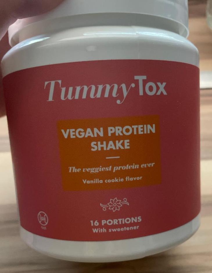 Fotografie - Vegan protein shake Vanilla cookie flavor Tummy Tox