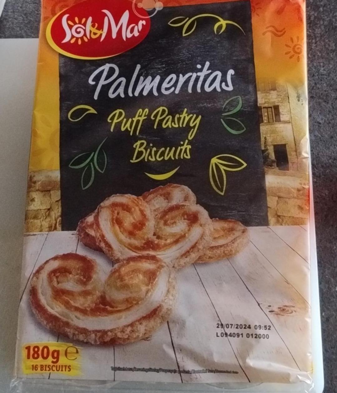 Fotografie - Palmeritas Puff Pastry Biscuits Sol&Mar